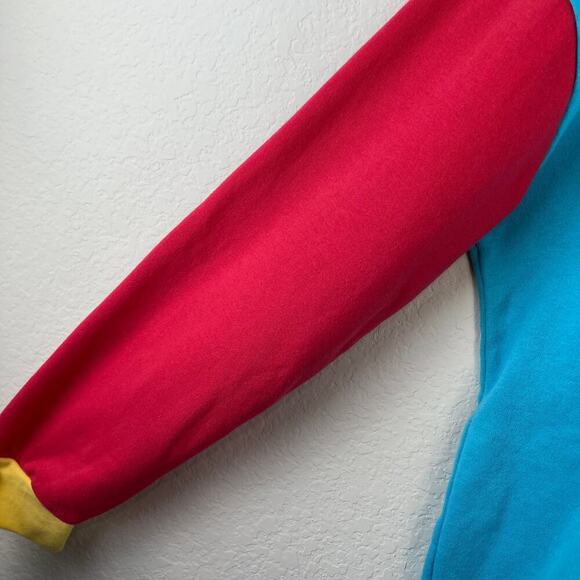 Disney Pixar Luxo Jr. & Logo Colorblock Pullover Crewneck Sweatshirt Size Large - Picture 7 of 7